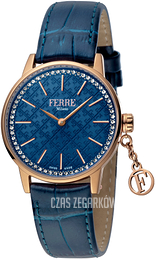 Ferrè Milano Niebieski/Skóra Ø32 mm FM1L103L0031