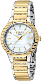 Ferrè Milano Biały/Stal w odcieniu złota Ø34 mm FM1L114M0091