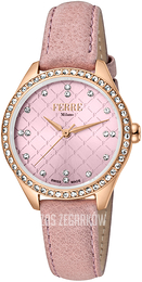 Ferrè Milano Różowy/Skóra Ø32 mm FM1L116L0031