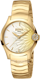 Ferrè Milano Collezione Fiore Szampański/Stal w odcieniu złota Ø34 mm FM1L121M0061