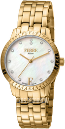 Ferrè Milano Marianna Biały/Stal w odcieniu złota Ø32 mm FM1L128M0231