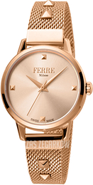 Ferrè Milano Różowe złoto/Stal w kolorze różowego złota Ø32 mm FM1L136M0071