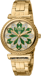 Ferrè Milano Wielokolorowy/Stal w odcieniu złota Ø34 mm FM1L140M0071