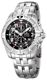 Festina Czarny/Stal Ø43 mm F16095-5