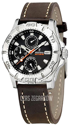 Festina Sport Czarny/Skóra Ø45 mm F16243-8