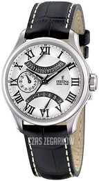 Festina Srebrny/Skóra Ø41 mm F16275-5
