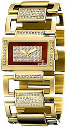 Festina Trend Czerwony/Stal w odcieniu złota F16336-3