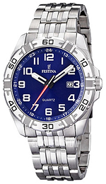 Festina Dress Niebieski/Stal Ø44 mm F16495-3