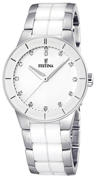 Festina Biały/Stal Ø34 mm F16531-3