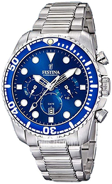 Festina Sport Niebieski/Stal Ø46 mm F16564-A