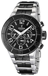 Festina Czarny/Stal Ø46 mm F16576-2