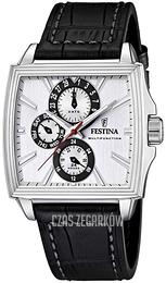 Festina Srebrny/Skóra F16586-2