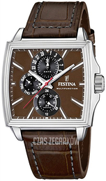 Festina Multifunction Brązowy/Skóra F16586-4
