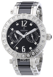 Festina Dress Czarny/Stal Ø38 mm F16587-3
