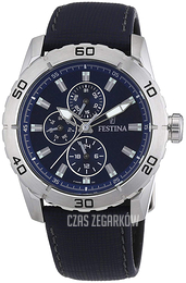 Festina Multifunction Niebieski/Skóra Ø44 mm F16607/2