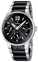 Festina Czarny/Stal Ø38 mm F16624-3