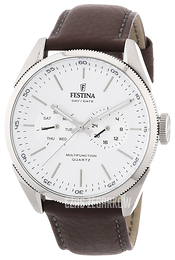 Festina Biały/Skóra Ø43 mm F16629-1