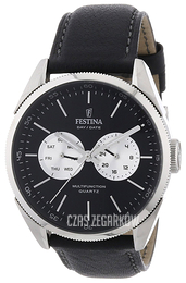 Festina Czarny/Skóra Ø43 mm F16629-7