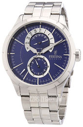 Festina Dress Niebieski/Stal Ø45 mm F16632-2