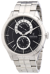 Festina Czarny/Stal Ø45 mm F16632-3