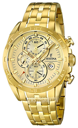 Festina Sport Szampański/Stal w odcieniu złota Ø44 mm F16656-2