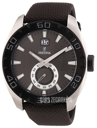 Festina Czarny/Skóra Ø44 mm F16674-2