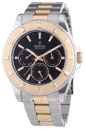 Festina Czarny/Stal w odcieniu złota Ø40 mm F16692-5