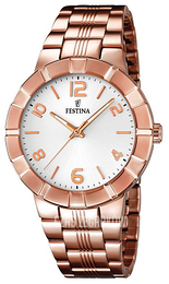 Festina Dress Biały/Stal w kolorze różowego złota Ø36 mm F16714-1