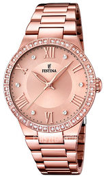 Festina Dress Różowe złoto/Stal w kolorze różowego złota Ø36 mm F16721-2