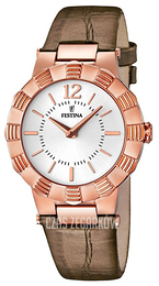 Festina Dress Biały/Skóra Ø35 mm F16736-1