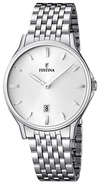 Festina Biały/Stal Ø39 mm F16744-2