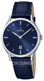 Festina Dress Niebieski/Skóra Ø39 mm F16745-3