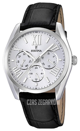 Festina Sport Srebrny/Skóra Ø42 mm F16752-1