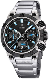 Festina Czarny/Stal Ø44.8 mm F16775-D