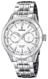 Festina Biały/Stal Ø44 mm F16780-1