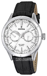 Festina Biały/Skóra Ø44 mm F16781-1