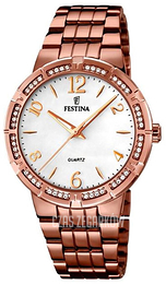 Festina Dress Biały/Stal Ø36 mm F16797-3