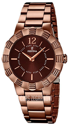Festina Dress Brązowy/Stal Ø35 mm F16800-2