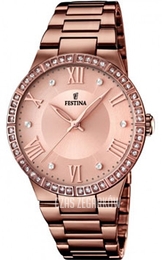 Festina Dress Różowe złoto/Stal Ø36 mm F16801-1