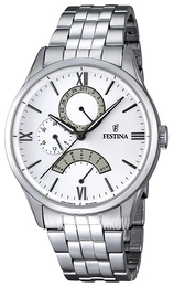 Festina Biały/Stal Ø43 mm F16822-1