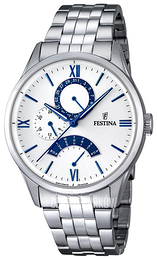 Festina Biały/Stal Ø43 mm F16822-5