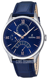 Festina Dress Niebieski/Skóra Ø43 mm F16823-3