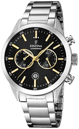 Festina Czarny/Stal Ø43.5 mm F16826-F