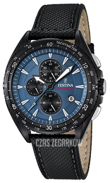 Festina Sport Niebieski/Skóra Ø43 mm F16847-3