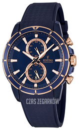 Festina Sport Niebieski/Guma Ø43 mm F16851-1