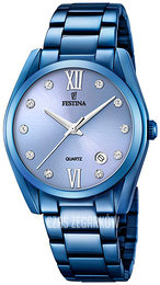 Festina Dress Niebieski/Stal Ø37 mm F16864-4