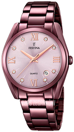 Festina Dress Różowy/Stal Ø37 mm F16865-2