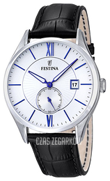 Festina Dress Biały/Skóra Ø42 mm F16872-1