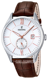 Festina Dress Srebrny/Skóra Ø42 mm F16872-2