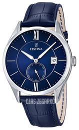 Festina Dress Niebieski/Skóra Ø42 mm F16872-3